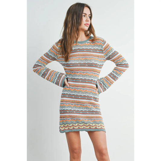 Crochet Knit Dress