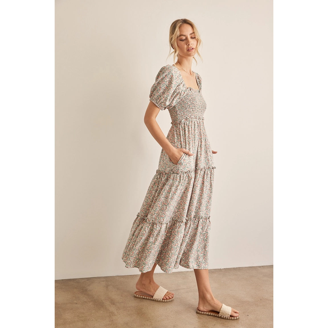 Flora Tiered Maxi Dress